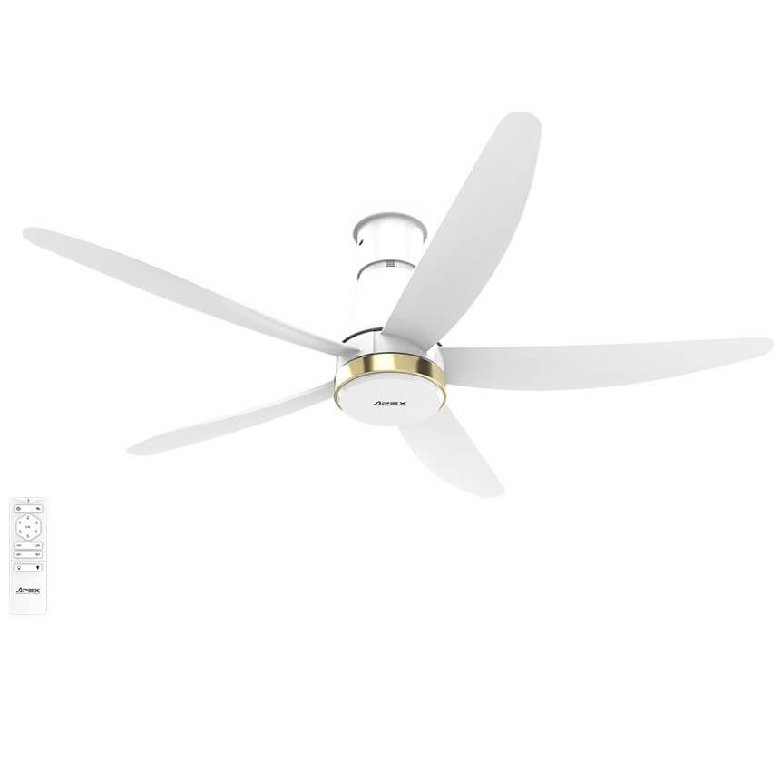 QUẠT TRẦN 5 CÁNH CÓ ĐÈN SUNHOUSE APEX APF7680W