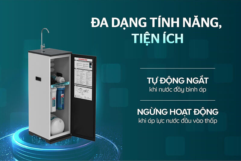 Máy lọc nước ro sunhouse sha8691l ultrapure 10 lõi 7 Máy lọc nước RO Sunhouse SHA8691L UltraPURE