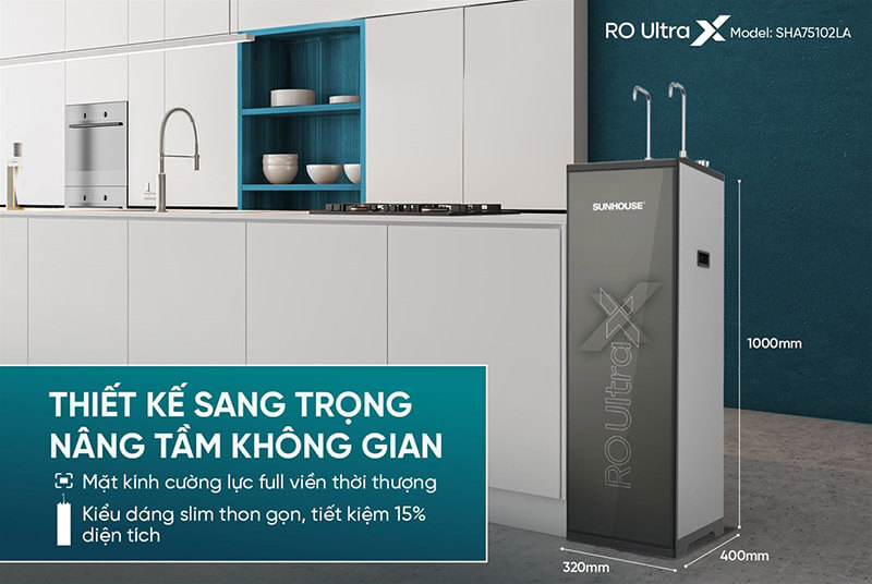 Máy lọc nước ion kiềm hydrogen Sunhouse SHA75102LA UltraX
