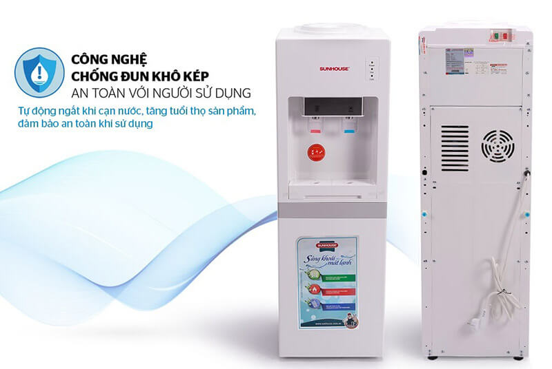 Cây nước nóng lạnh sunhouse shd9602 8 Cây nước nóng lạnh Sunhouse SHD9602