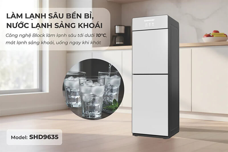 Cây nước nóng lạnh Sunhouse SHD9635